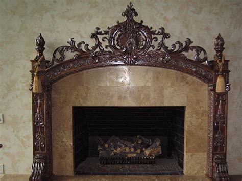 Custom Carved Fireplace Mantels Fireplace Guide By Linda