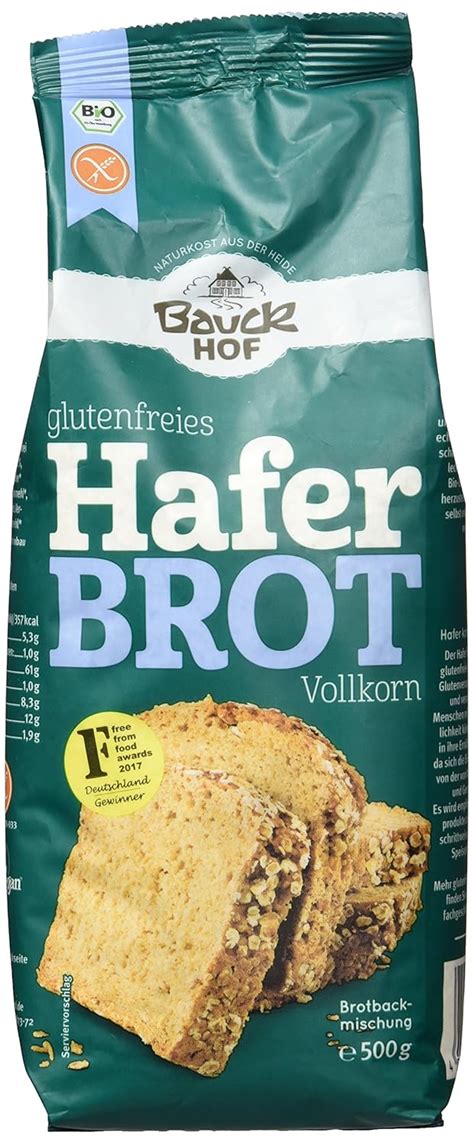 Bauckhof Bio Haferbrot Brotbackmischung G Amazon De