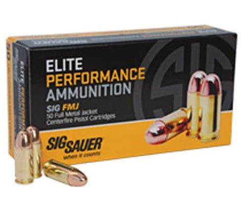 Sig Sauer 40 S W 180gr FMJ Elite Performance 50 Box The Modern Sportsman