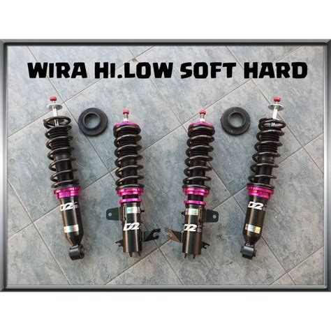 New D2 Hi Low Bodyshift Hilo Soft Hard Adjustable Absorber PROTON Wira