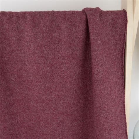 Laine Bouillie Prune Burgundy Laine Oeko Tex Made In Tissus