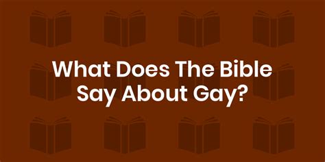 Bible Verses About Gay King James Version Kjv