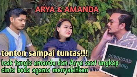 Live Pecah Tangis Amanda Manopo Dan Arya Saloka Saat Ungkap Cinta