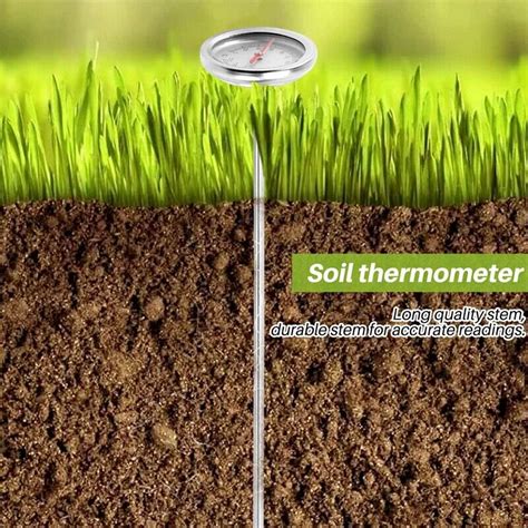 Thermom Tre De Sol De Compost D Tecteur De Sonde De Mesure En Acier