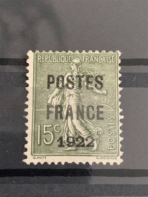 France 1922 Signed Calves Pre Cancelled 15 Centimes Catawiki