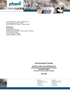 Remplissable En Ligne Ecoaction Final Report French Graphs Docx Faxer