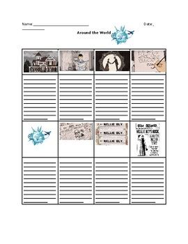 Nellie Bly (Around the World) Graphic Organizer by Maria Chiappetta