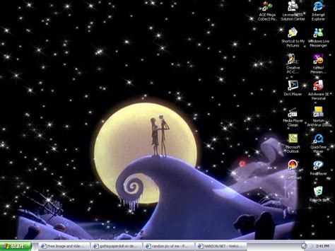 Jack and Sally Desktop Wallpaper - WallpaperSafari