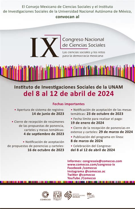 IX Congreso Nacional De Ciencias Sociales Las Ciencias Sociales Y Los