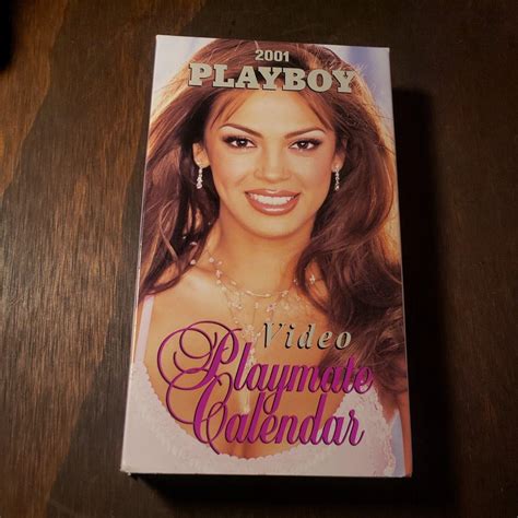 Playboy Playmate 2001 Calendar VHS Cassette Tape Bernaola Twins