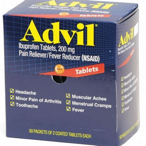 Advil Ibuprofen Painfever Reducer200mgpk100 015489 200mg Ralphs