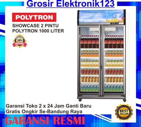 Jual Showcase 2 Pintu Polytron 1000 Liter Display Cooler Scn 1020