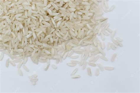 Premium Photo White Basmati Rice Grain Made In Myanmar Asia Rice Is The Seed Of The Grass