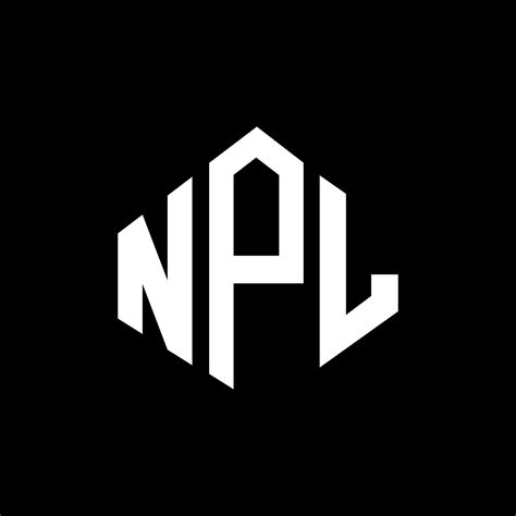 Npl Letter Logo Design With Polygon Shape Npl Polygon And Cube Shape