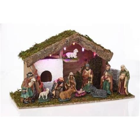 Achat Creche De Noel Lumineuse Decoration De Noel