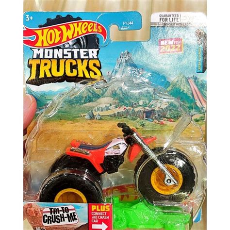 Jual Hot Wheels Monster Trucks Tri To Crush Me Original Shopee Indonesia