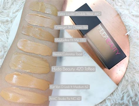 Reim Südamerika Schleifmittel Huda Beauty Faux Filter Shade Guide