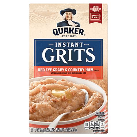 Quaker Grits Instant Red Eye Gravy Country Ham Flavor Ea Shop