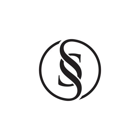 S Initial Letter Logo Design Vector