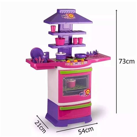 Cozinha Infantil Completa Fog Ozinho Panelinha Microondas Kit