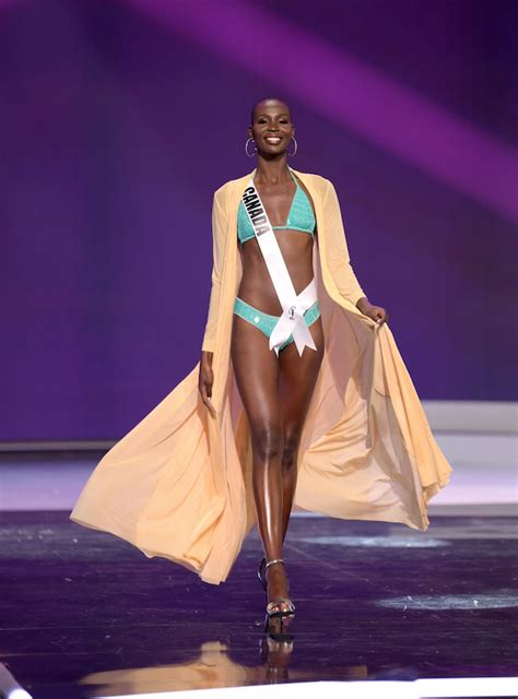 Nova Stevens Miss Universe Canada On Stage During The Miss Universe