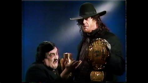 Undertaker As WWF Champion 1991 11 30 YouTube