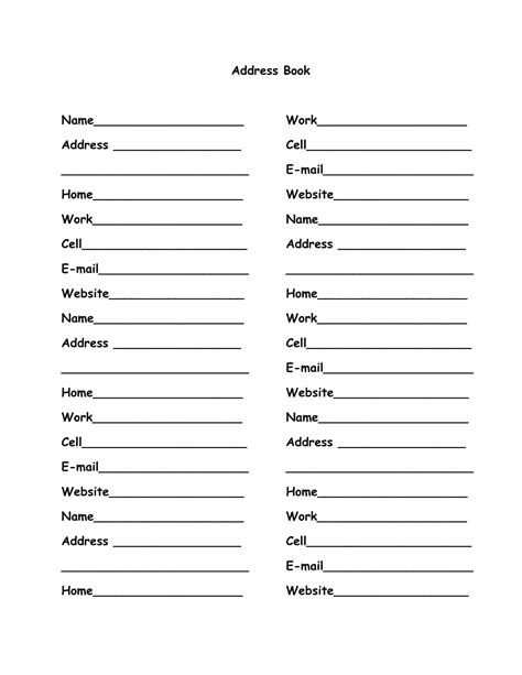 Address Books A5 D Range Leatherette Address Book 6