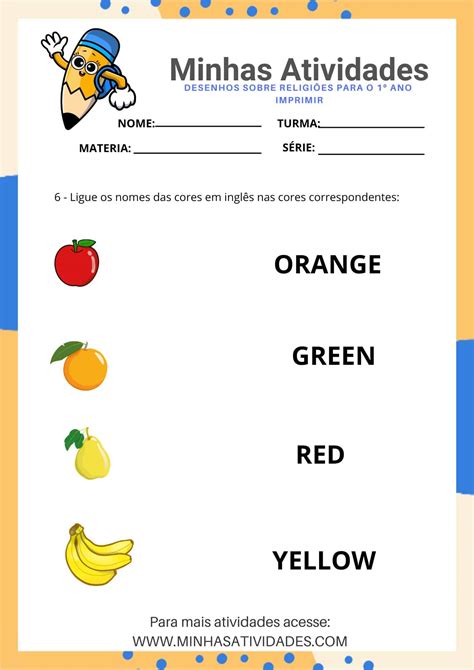 10 Atividades De Inglês Para Educação Infantil