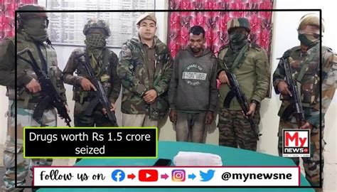 Assam Rifles And Manipur Police Seize Kg Of Psychotropic Drug