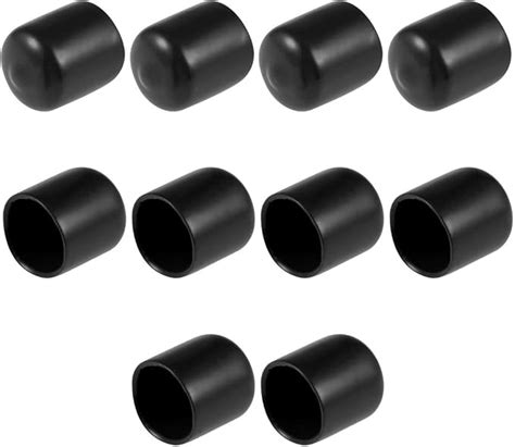 Amazon Uxcell 10pcs Rubber End Caps 15mm ID Vinyl Round End Cap