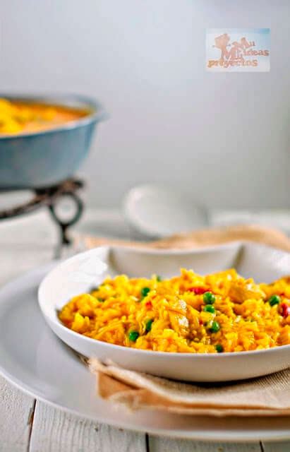 Arroz Amarillo Con Pollo En Thermomix Mil Ideas Mil Proyectos