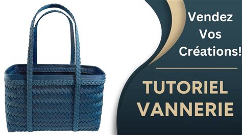 TUTORIEL VANNERIE SAC A MAIN TRESSE 5 BRANCHES N22 YouTube