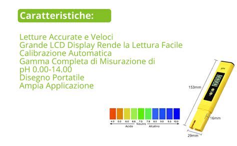 LiNKFOR PH Tester Digitale PH Penna LCD Misuratore PH Piaccametro