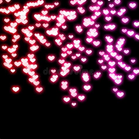 Neon Hearts stock image. Image of background, hearts - 16399655