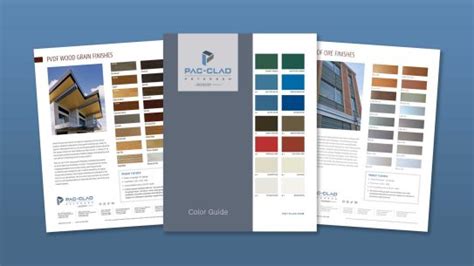 Pac Clad Color Guide Metal Wall Panel And Roof System Colors