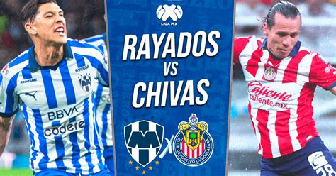 Monterrey Vs Chivas EN VIVO TUDN Canal 5 Roja Directa Y VIX Marcador