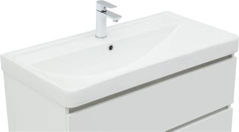 Мебельная раковина Aquanet 00301802x90.5 см, белый купить по доступной ...