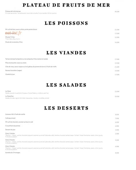 Ô Saveurs de Penerf à Damgan menu et photos