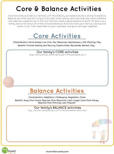 Core And Balance Activities Printable Mom It Forwardmom It Forward