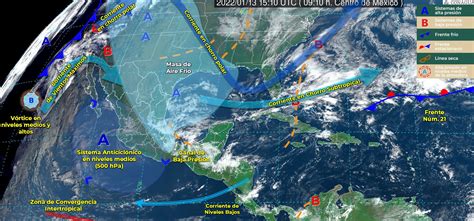 El Nuevo Frente Frío Ingresará En El Norte De México Y Recorrerá