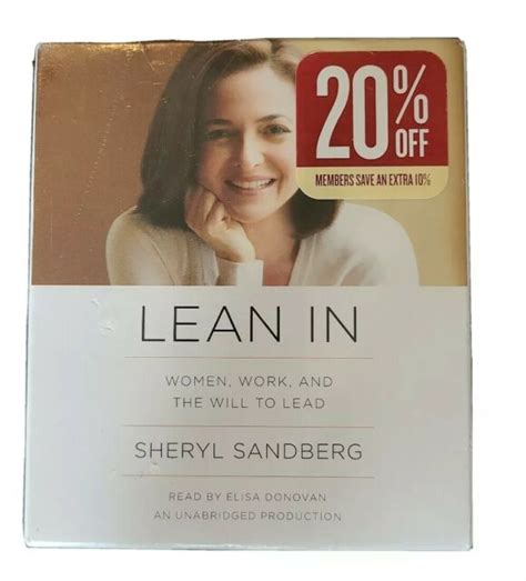 Lean In Women Work And The Will To Lead By Sheryl Sandberg New