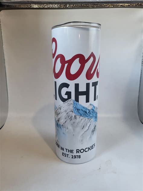 Oz Coors Light Tumbler Etsy