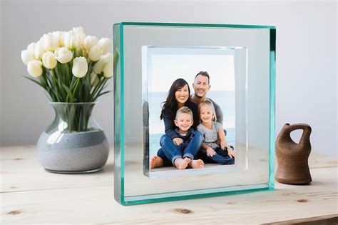 Premium Photo Diy Floating Glass Photo Frame