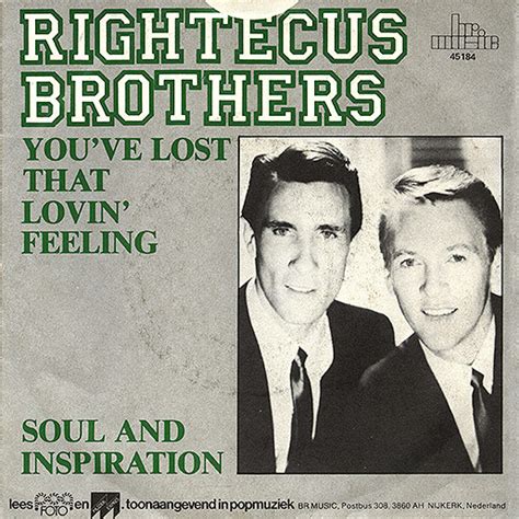 The Righteous Brothers - You've Lost That Lovin' Feelin' / Unchained ...