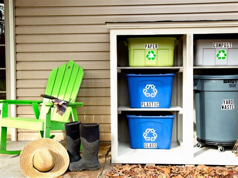 How To Build An Outdoor Recycling Center Hgtv