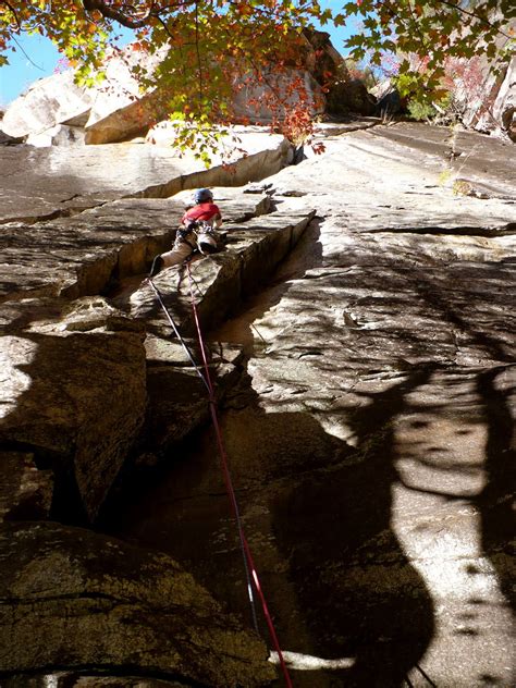 Climbing One Of The Many Options On The Diagonal Tallulah Gorge Ga