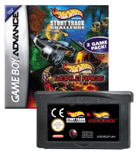 Hot Wheels Stunt Track Challenge World Race GBA TWO GAME BUNDLE Appleby Games