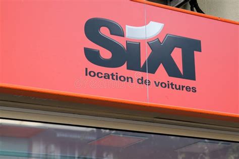 Sixt Logo Brand And Text Sign For Car Rent On Wall Facade Agency Shop