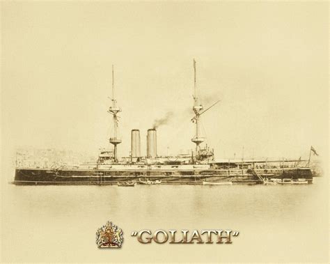 Hms Goliath Was One Of The Six Canopus Class Pre Dreadnought Battleships Built By The Royal Navy