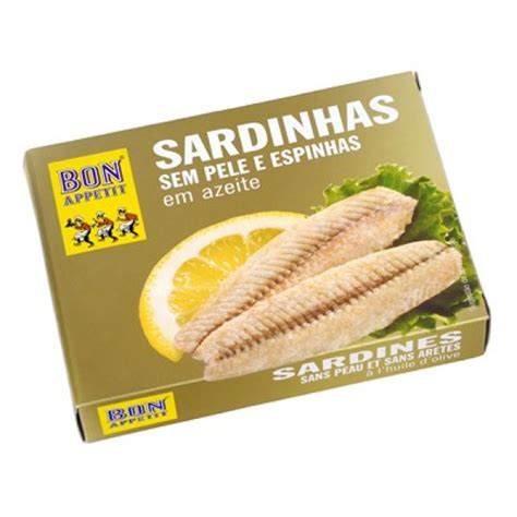 Sardinhas Sem Pele E Espinhas Em Azeite Bon Appetit G